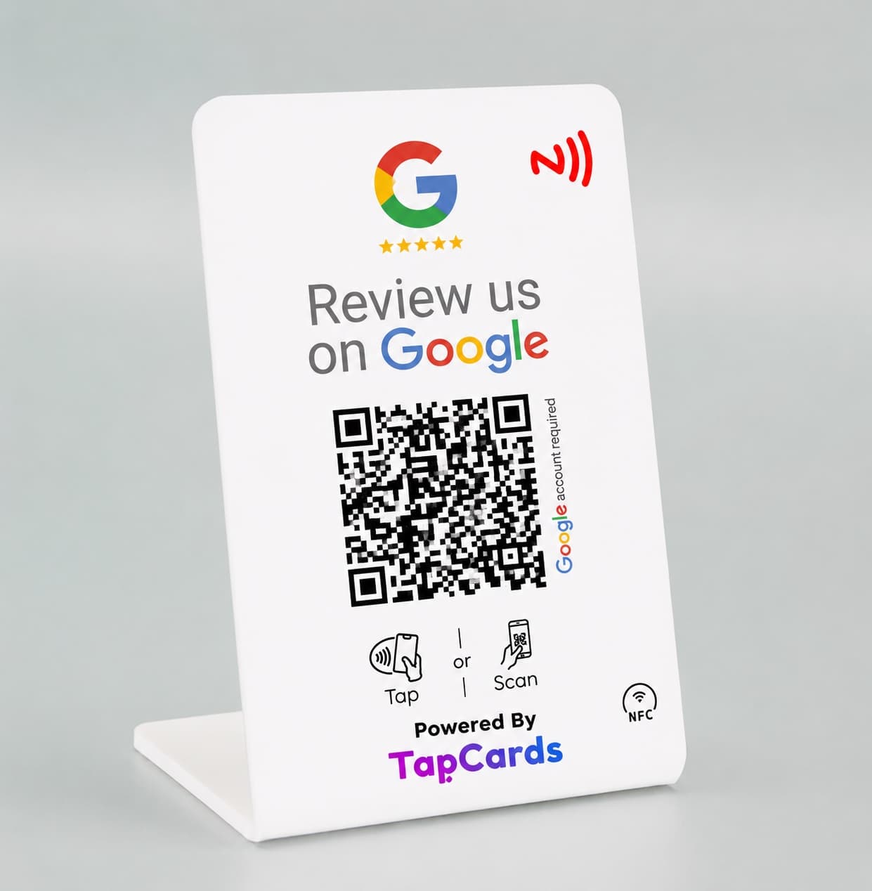 Google Review Stand